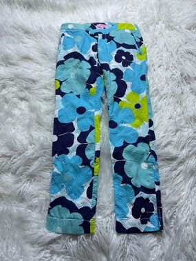 Lillly Pulitzer Floral Jacquard Pants